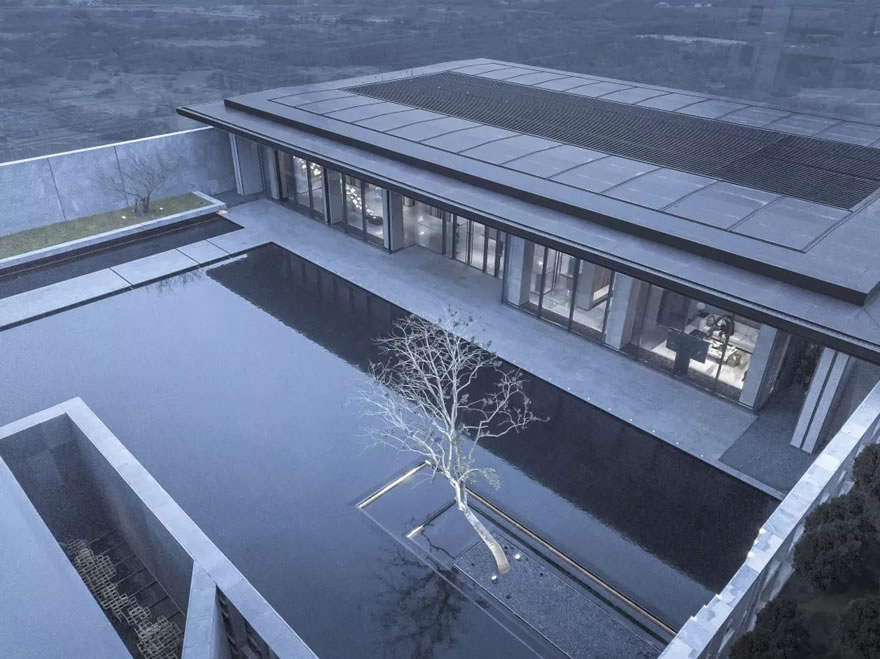 南昌融创玖玺台漂浮书院——现代极简与豫章文化的完美融合-48