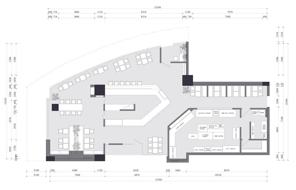 七日食轻食餐厅丨中国洛阳丨未止空间设计工作室-36