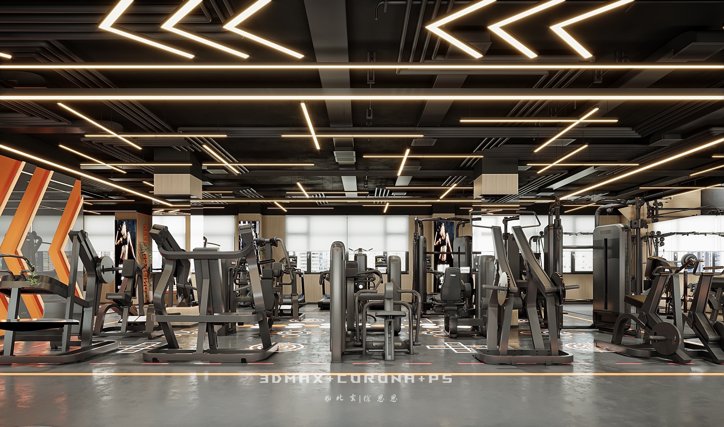 健身房 | 用钢铁美学重构都市人的精神避难所-10