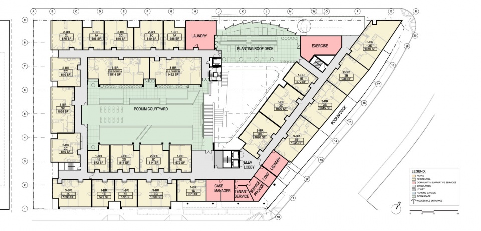 旧金山第四大街保障性住房，多样性与功能并重-57
