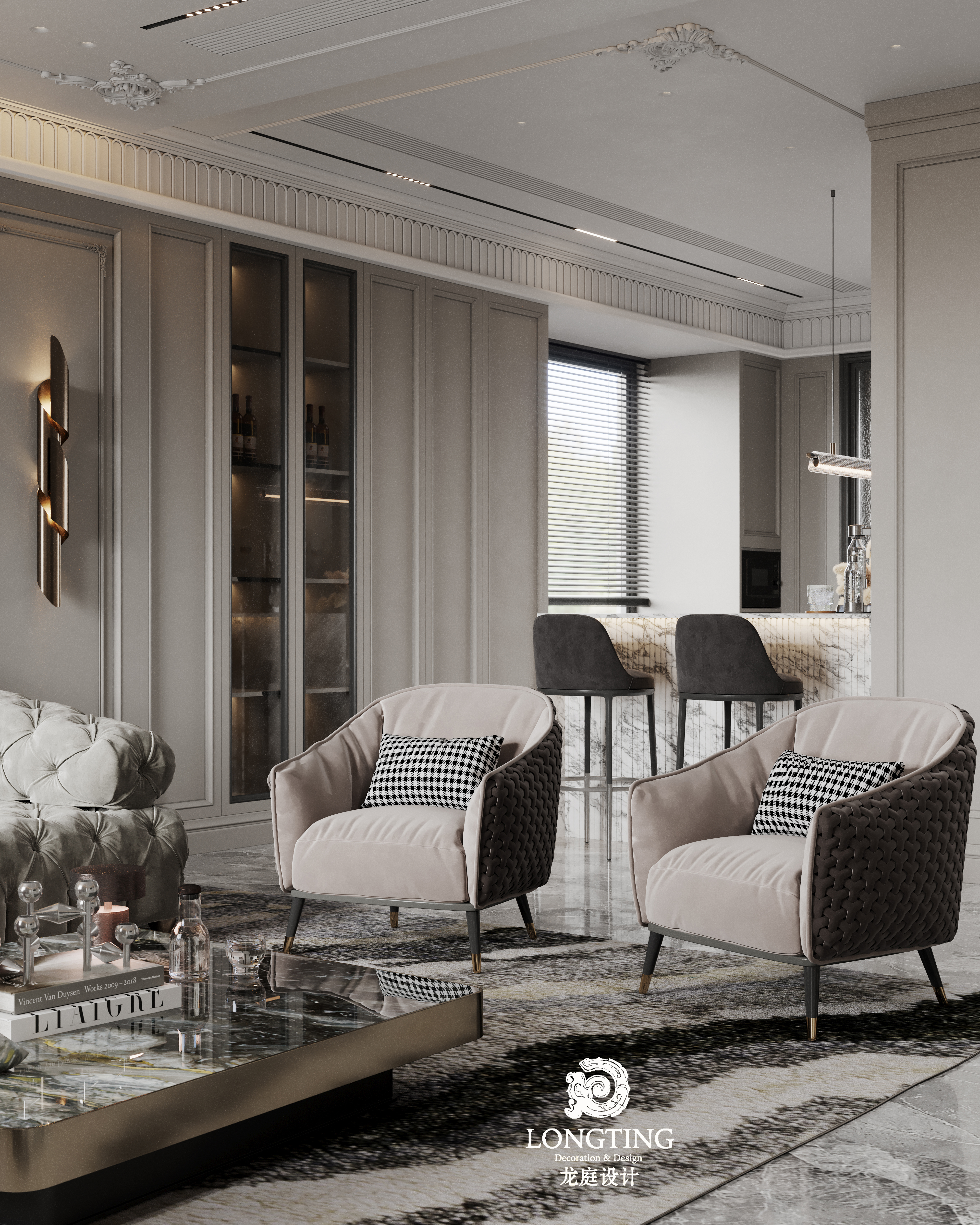 深色系法式空间-2