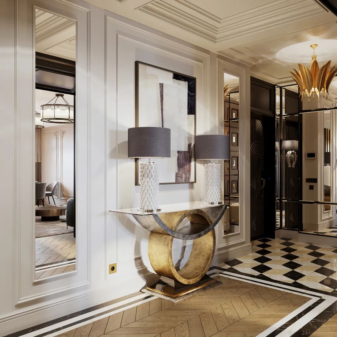 俄罗斯莫斯科 192·4㎡私人豪宅设计丨Julia Design-38