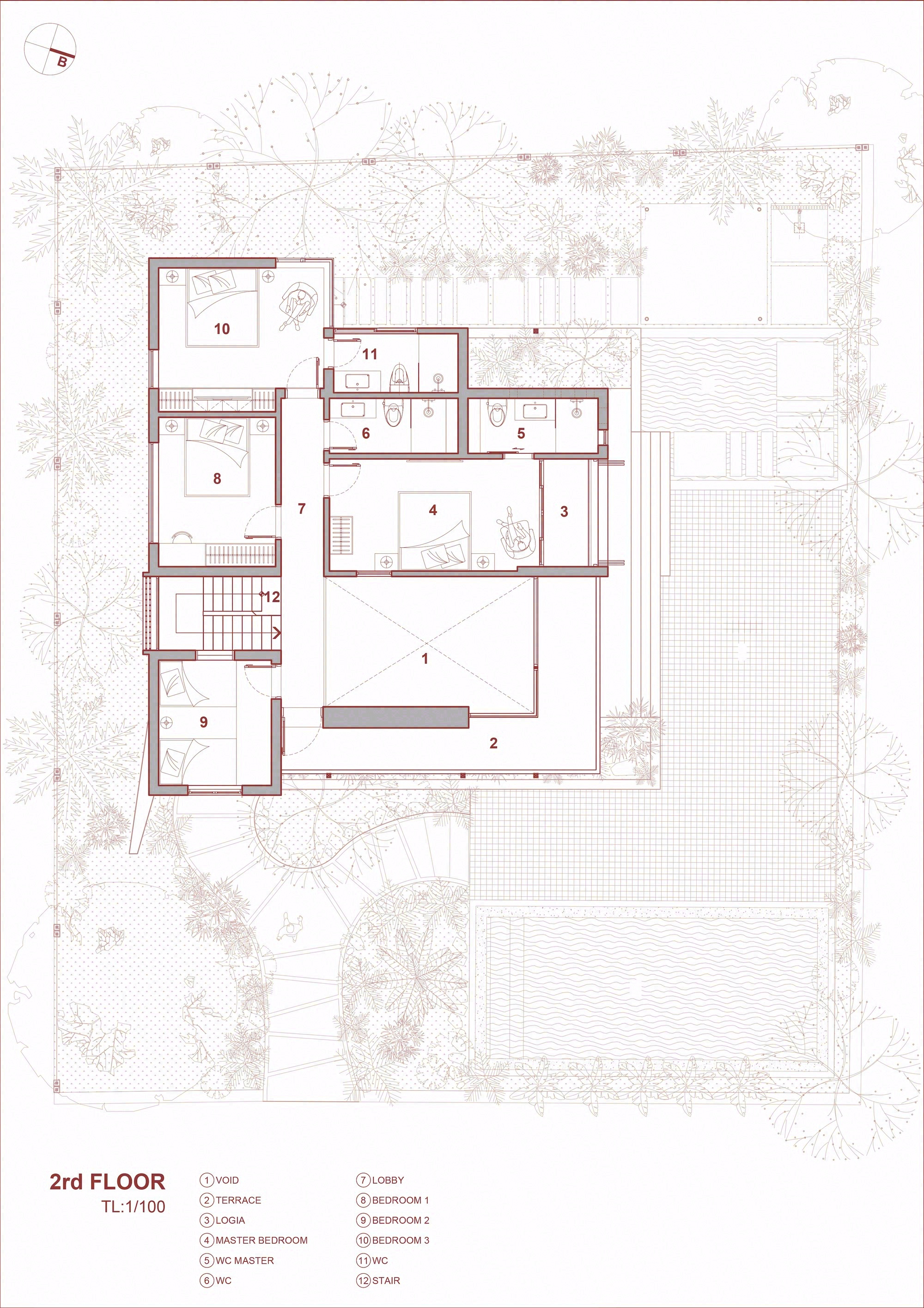 安沛别墅丨越南河内丨PAK Architects-37