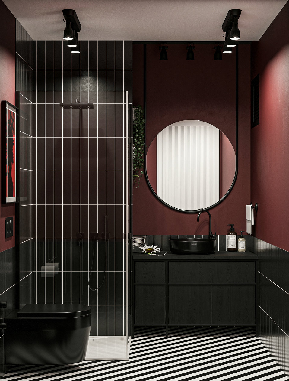 深色系公寓设计-18