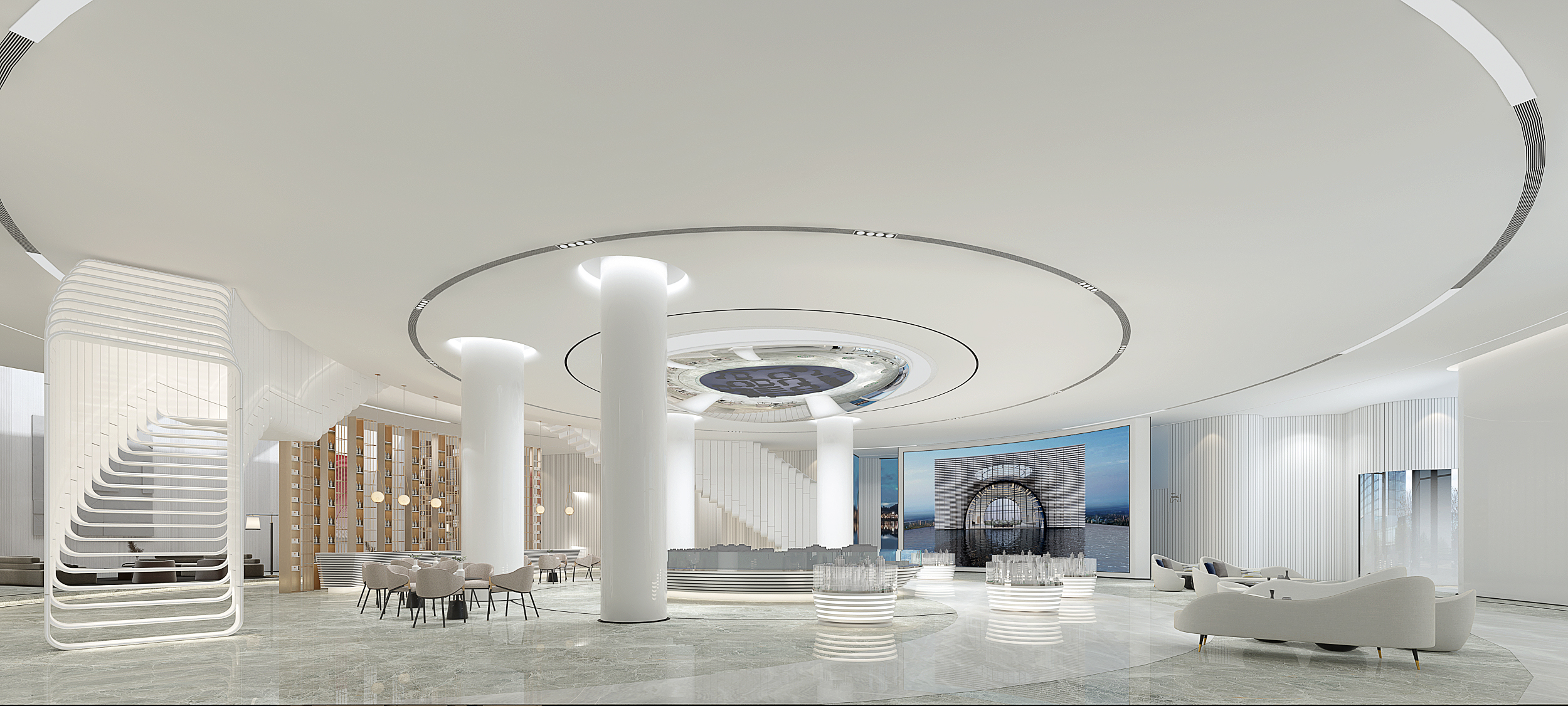 【方案】一個萬達地產售樓處設計-4