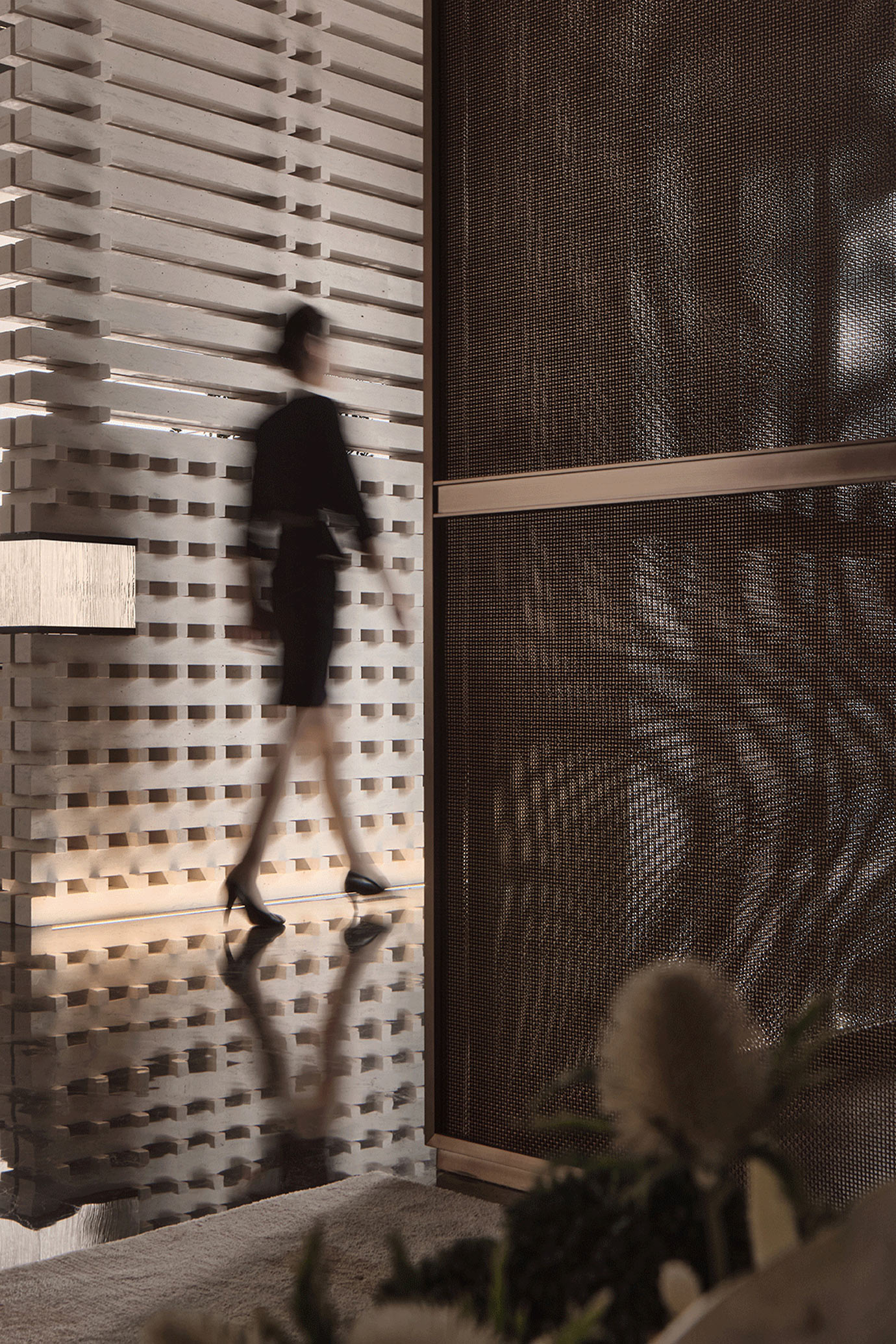 栖霞建设星叶栖悦湾展示中心丨中国南京丨硬装矩阵纵横,软装梵池设计-18