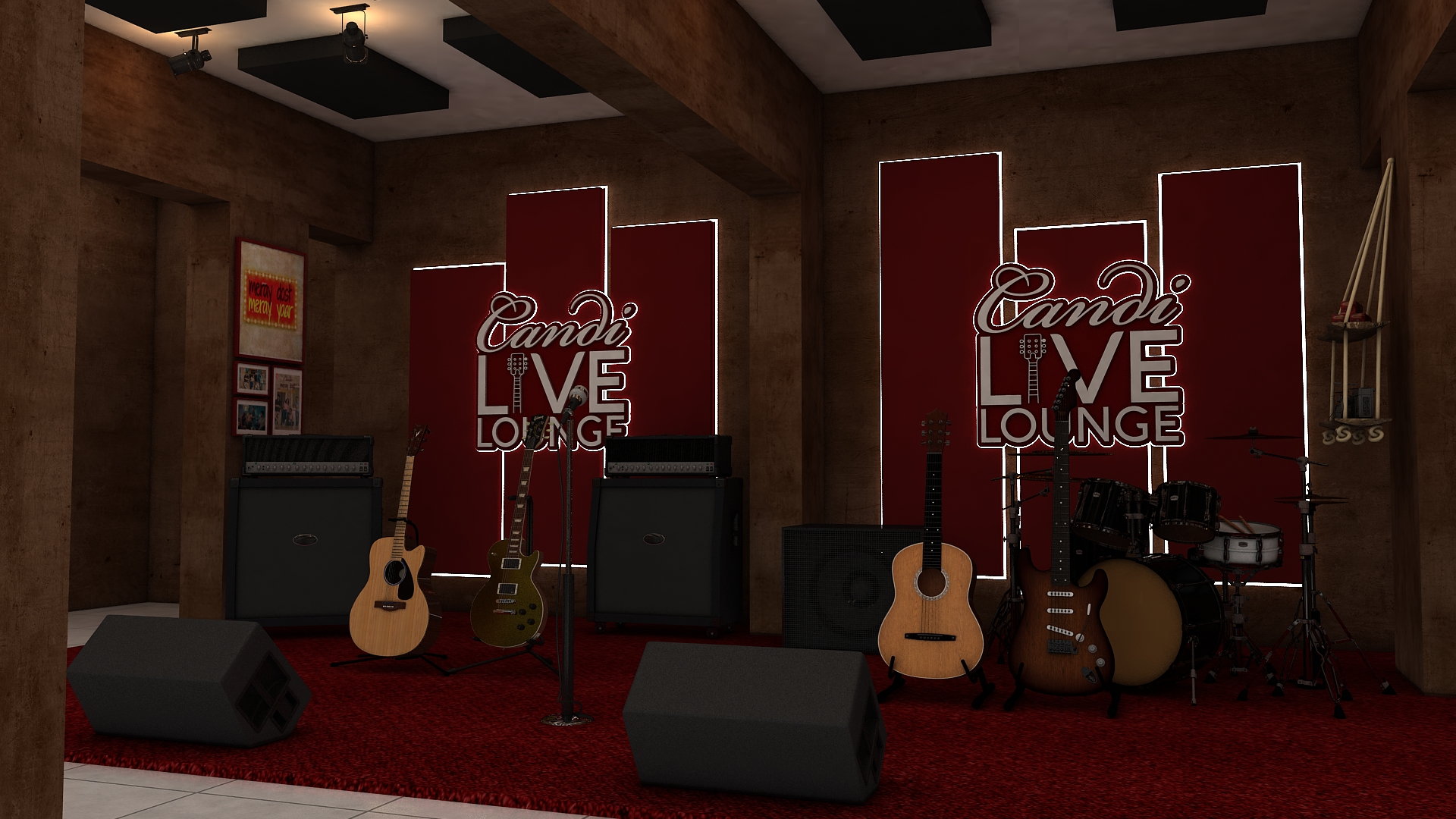 Candi Live Lounge 室内设计-12