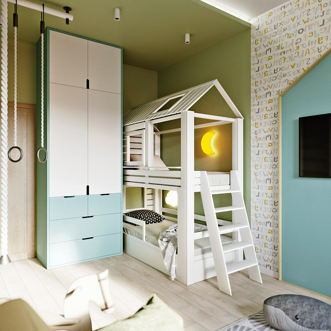 双人间与单人间儿童房设计解析-12