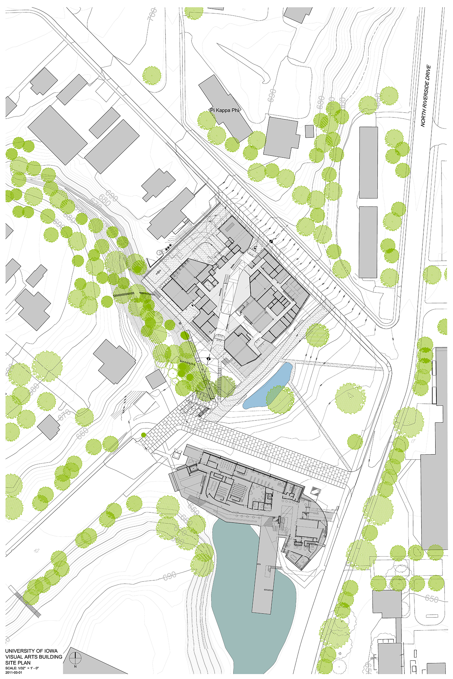 爱荷华大学视觉艺术大楼丨美国爱荷华丨Steven Holl Architects-30