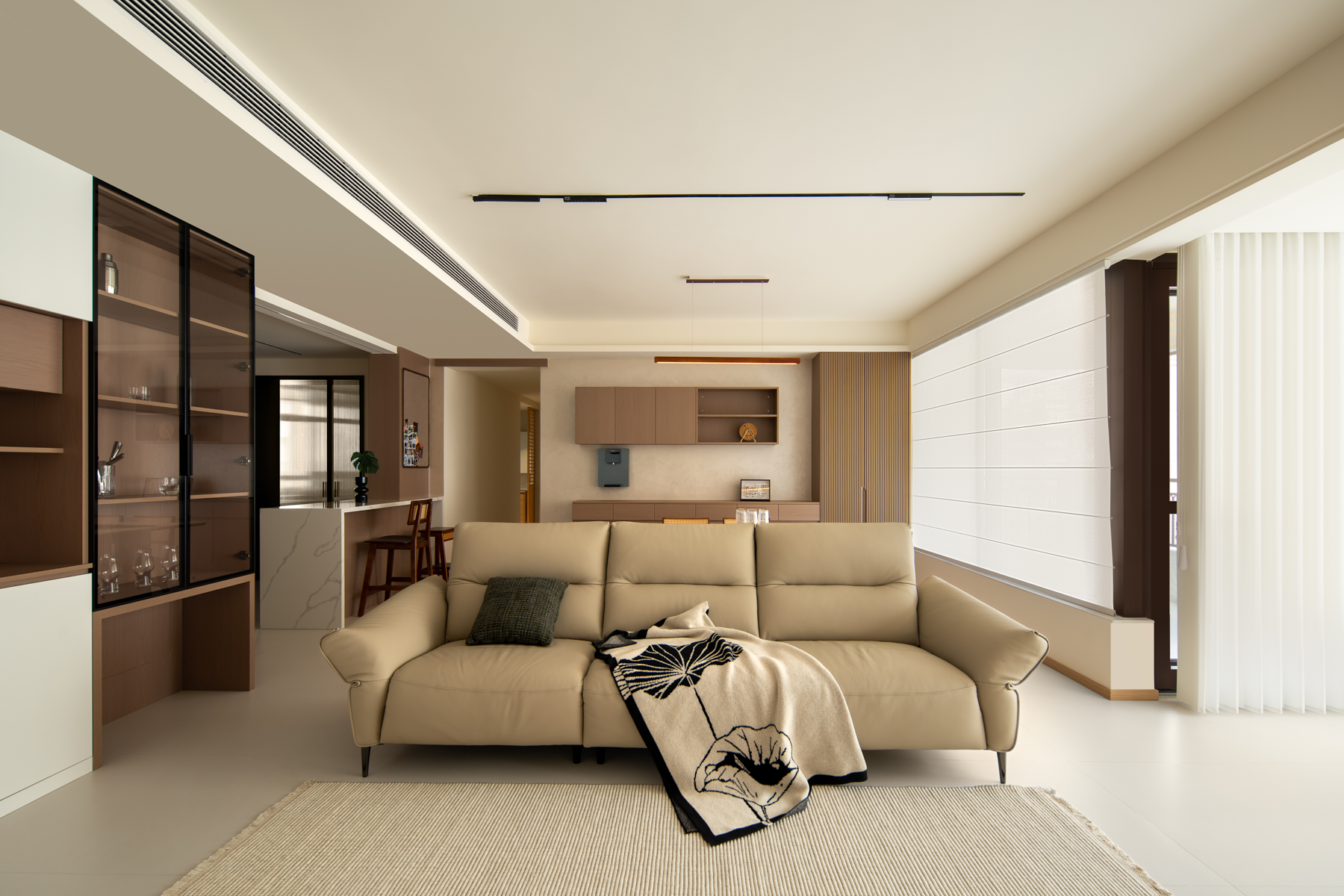 有木设计｜成都180平米现代原木风格实景案例-11