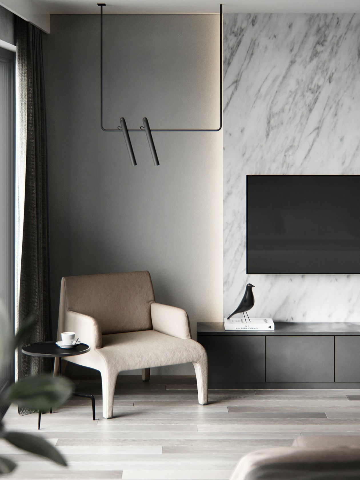 北欧质感美学，清新室内设计-8