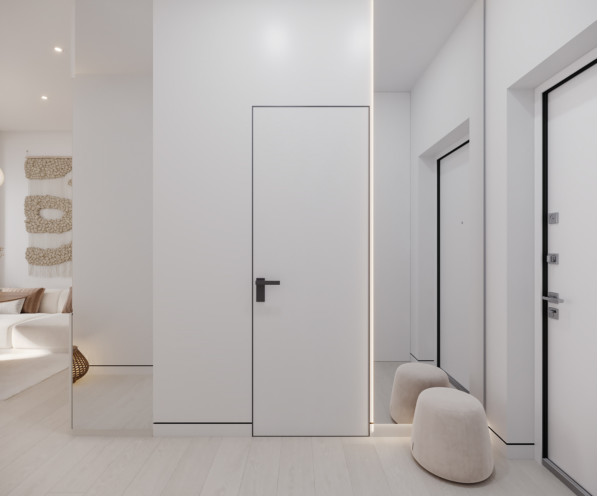 Light Minimal Apartment Interior-2