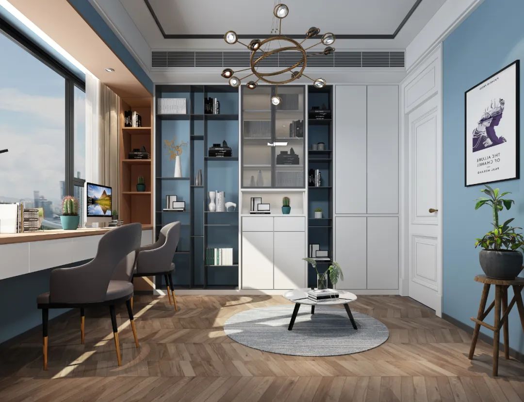 现代轻奢风格典范,彰显色彩魅力-23