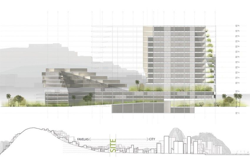 巴西里约热内卢公私合营癌症中心设计-20