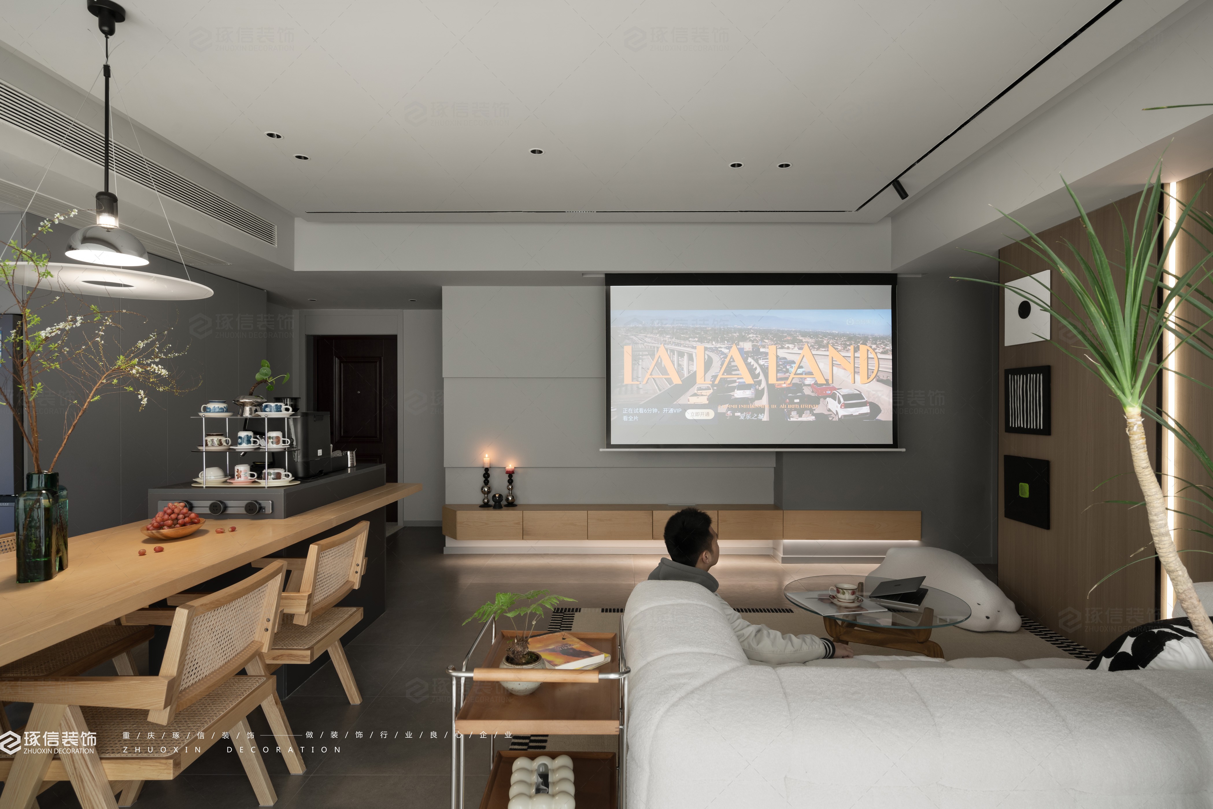 简约现代风,独享自在空间丨琢信装饰-0