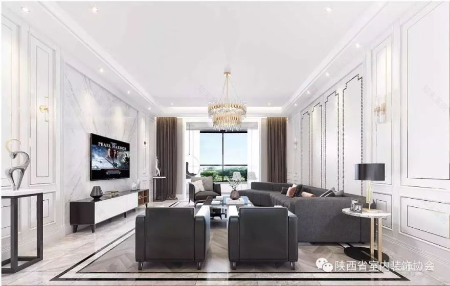 《赛高悦府》 | 现代轻奢黑白空间,低调奢华的设计典范-15