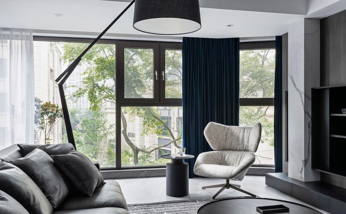 风水调和，空间延伸——起居室设计案例-12