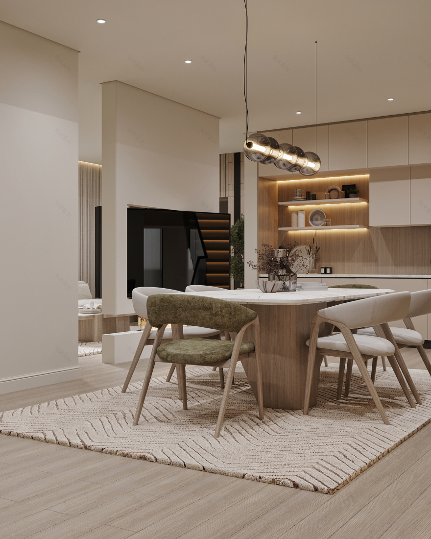 家庭区域 + 餐饮设计丨IB Design Studio-20