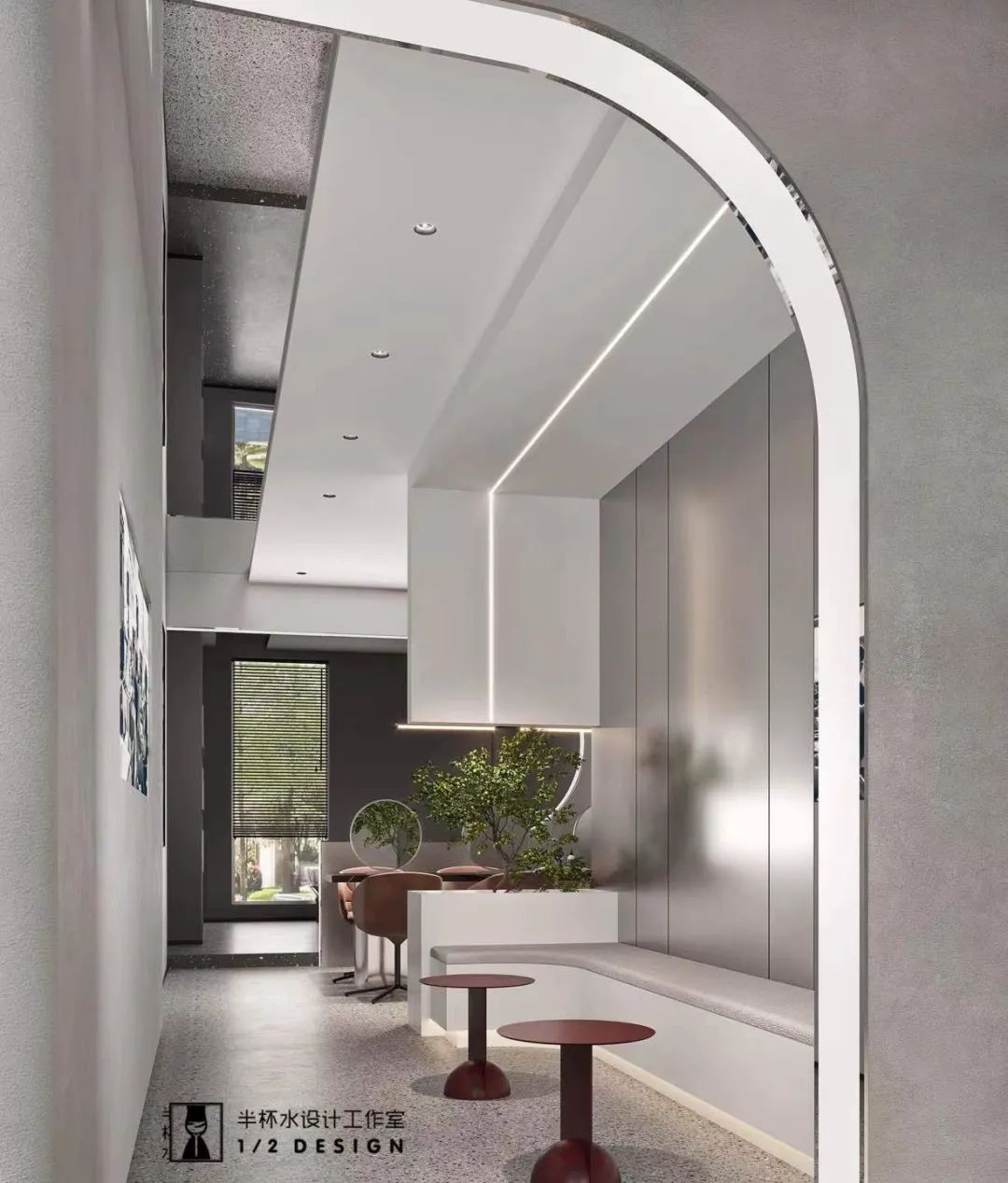 美容理发店精致设计丨半杯水工作室-17