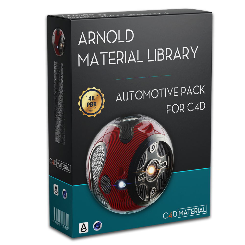 阿诺德汽车 C4D 材质包-2