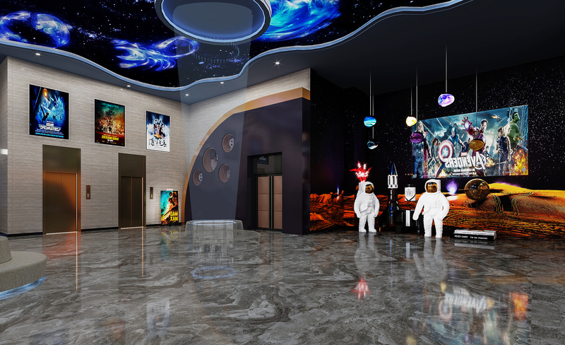 河北石家庄林荫时光影城室内设计丨中国河北-4