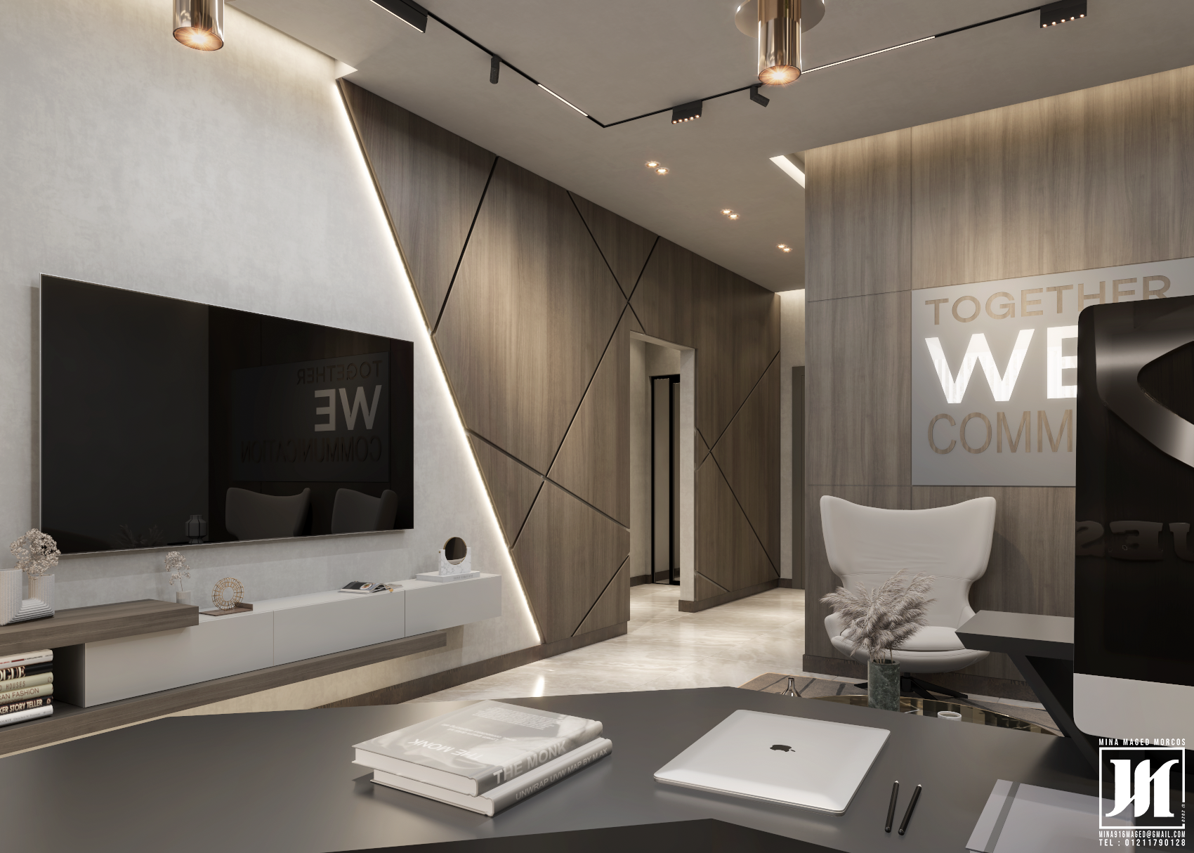 办公项目丨Arch. Mina Maged Morcos-18