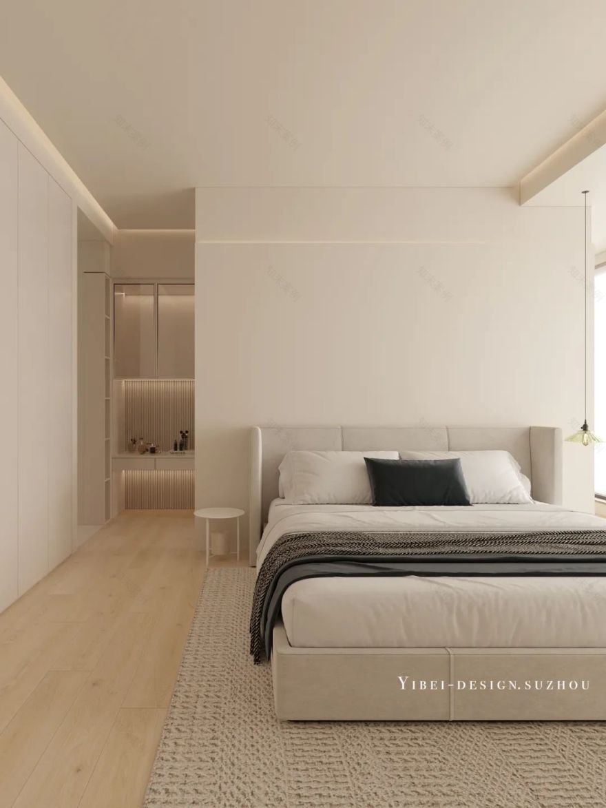 奶油极简,温馨家居的时尚表达丨中国苏州丨YIBEI DESIGN-28