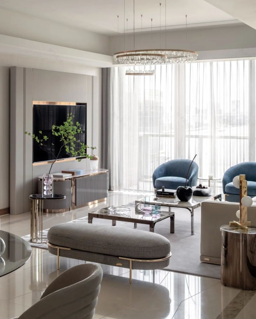 上海滨江凯旋门私宅丨中国上海丨观安设计-13