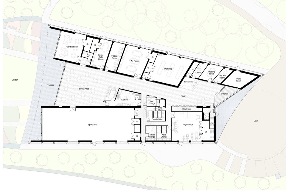 Hawkhead康复活动中心-38