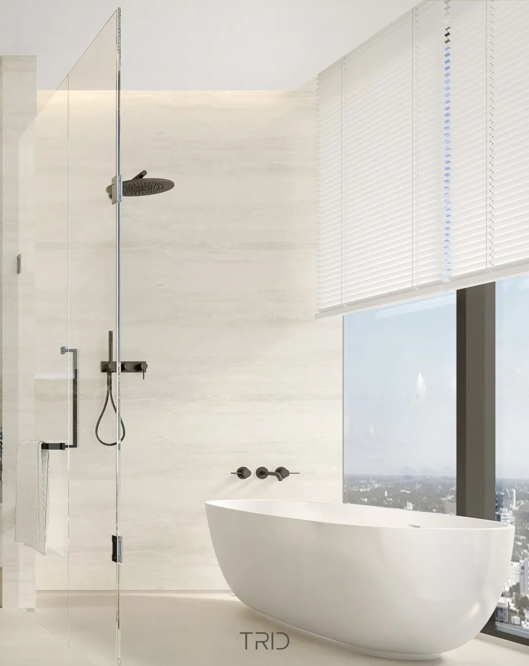 盐田龙湖天琅 · 270 度海景现代简约豪宅设计丨中国深圳丨TRID 添睿设计-43