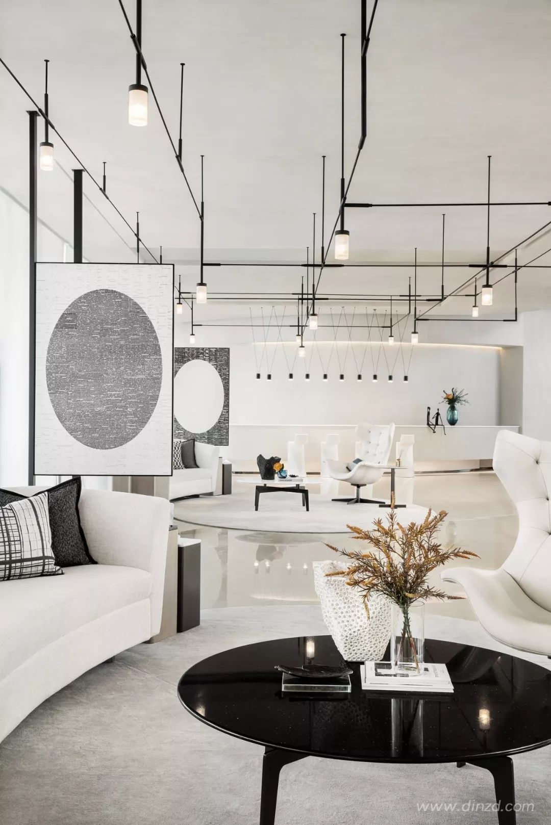 杭州世茂智慧之门产品体验中心——优雅新生,融于艺境-22