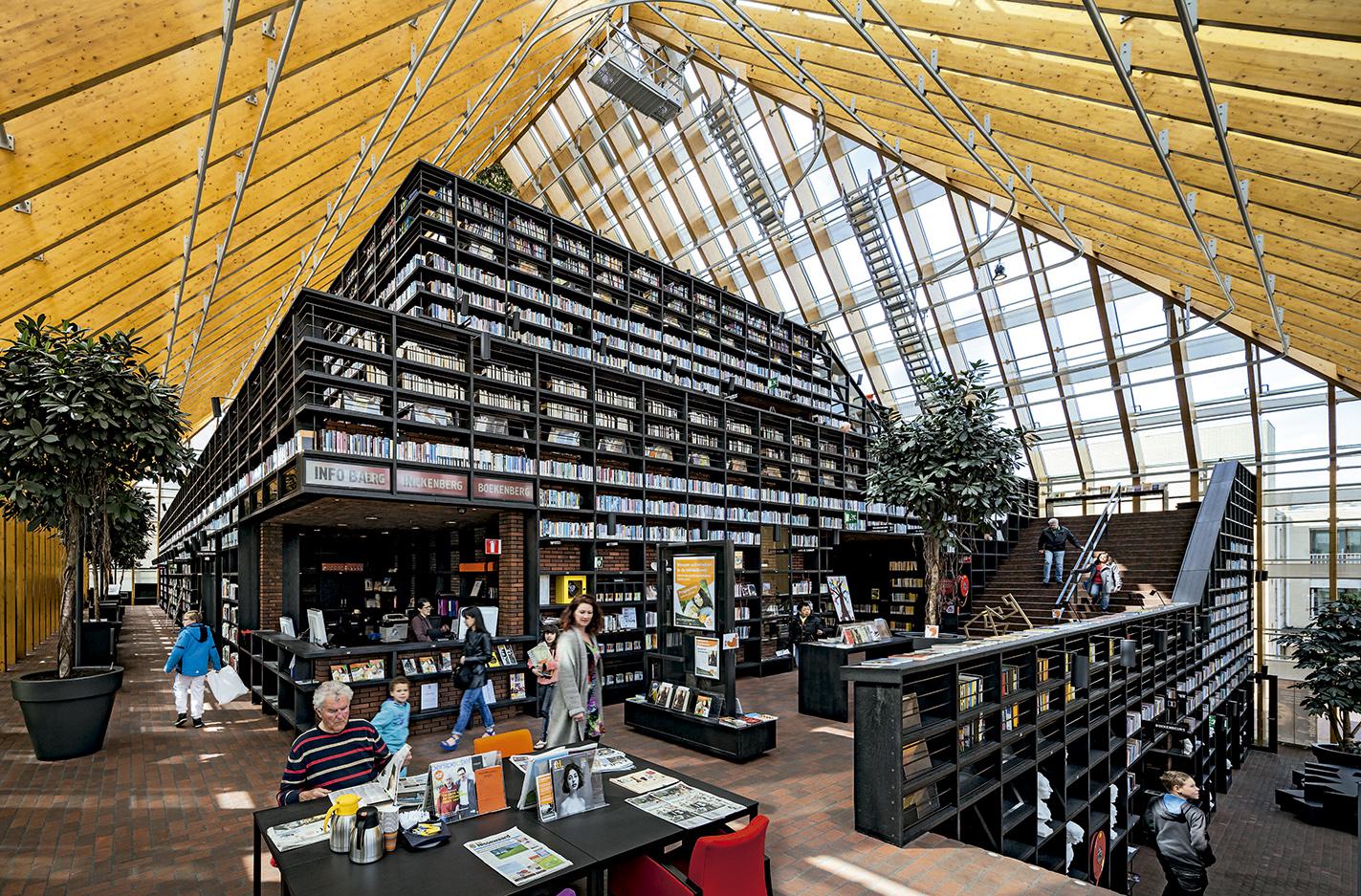 Book Mountain 图书馆 | 集成文化设施的公共空间-25