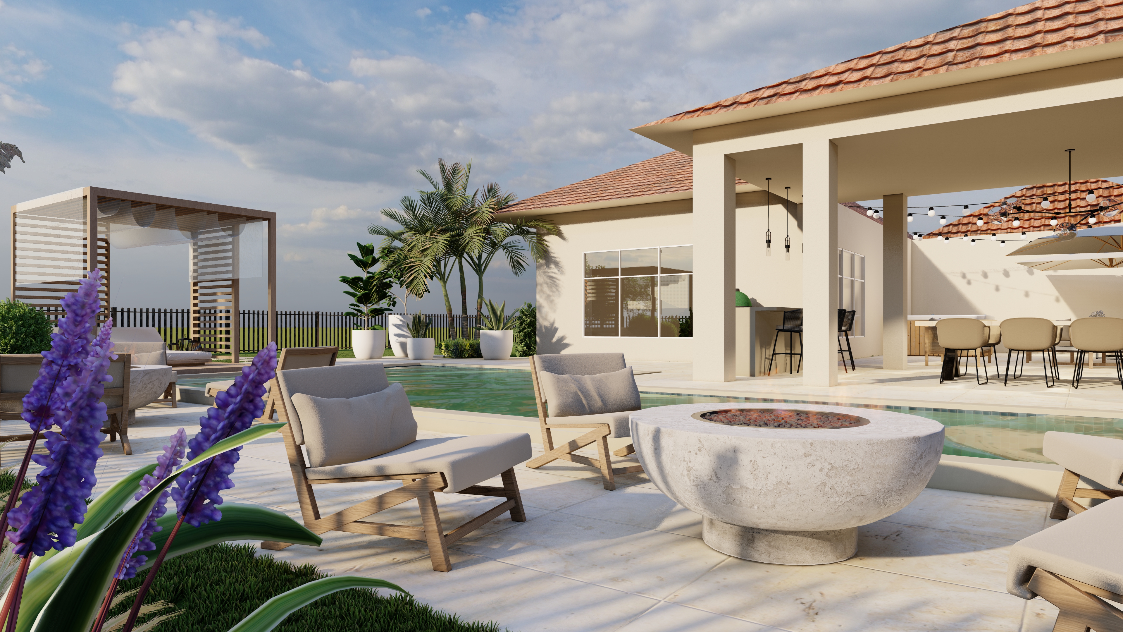 景观设计与 3D 渲染丨美国丨EF 建筑设计工作室-0