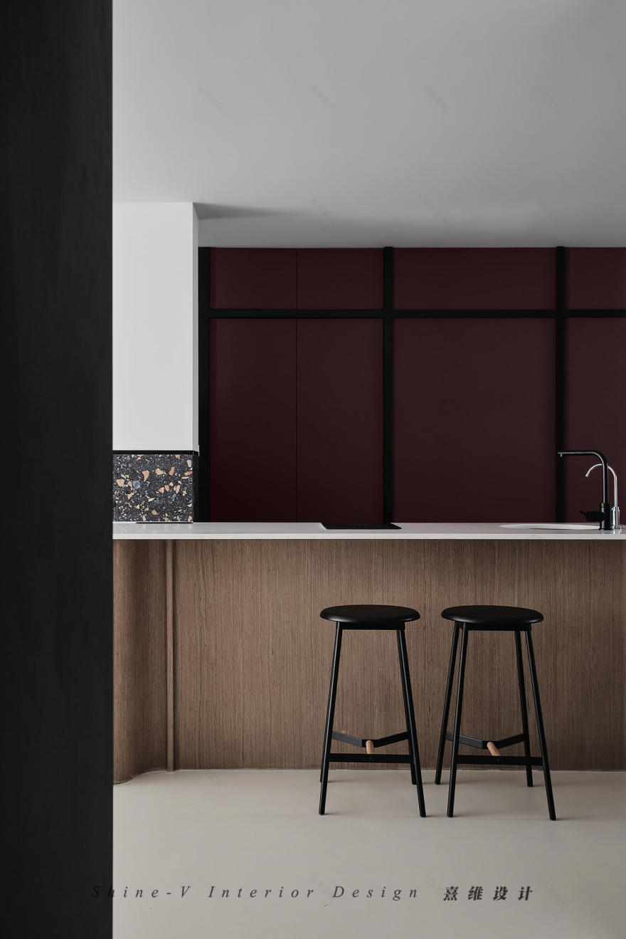 熹维设计 · 解放空间,看常规户型如何演绎轻复古的优雅与浪漫-26