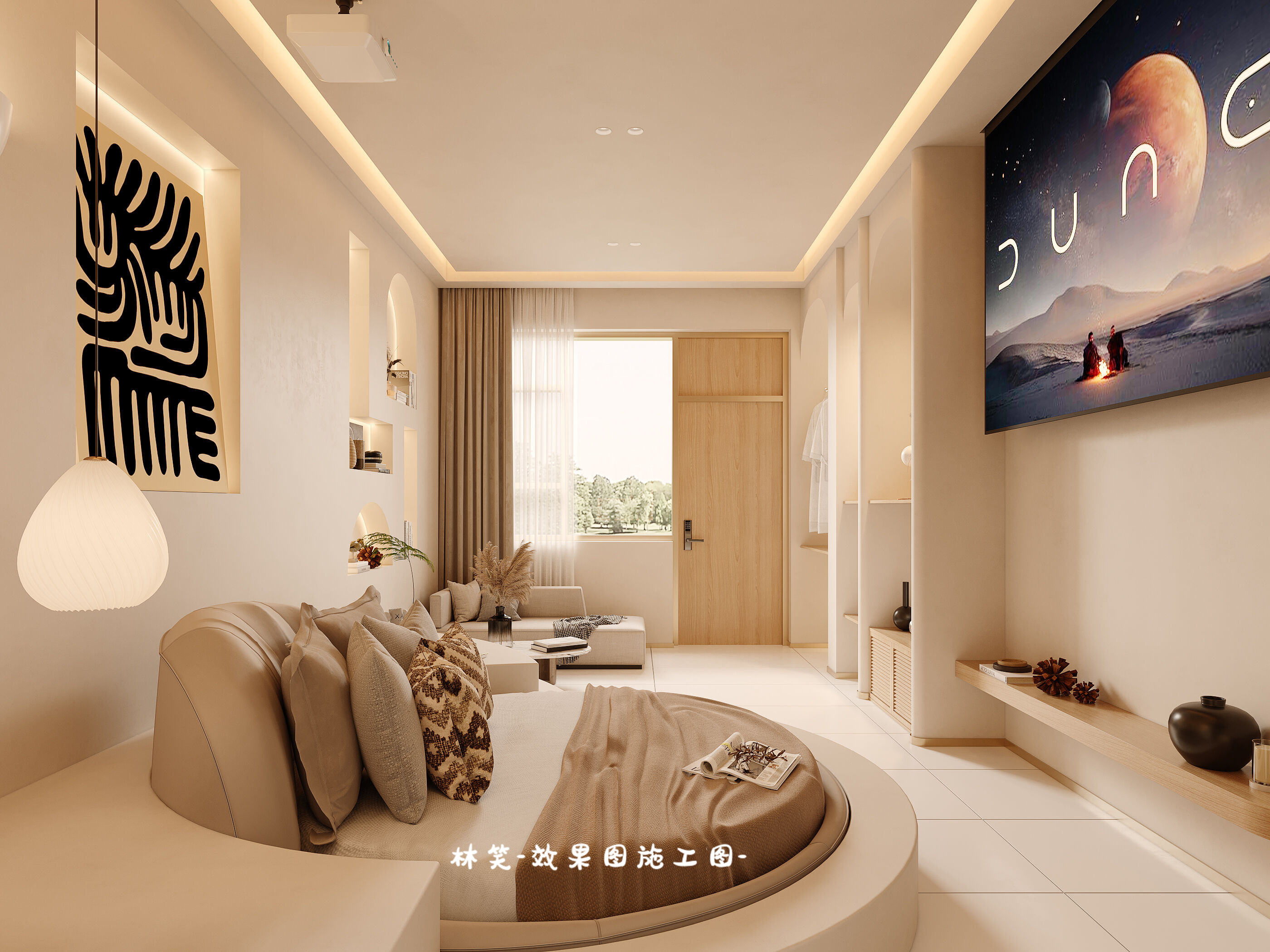 治愈系民宿：奶油风的浪漫-5