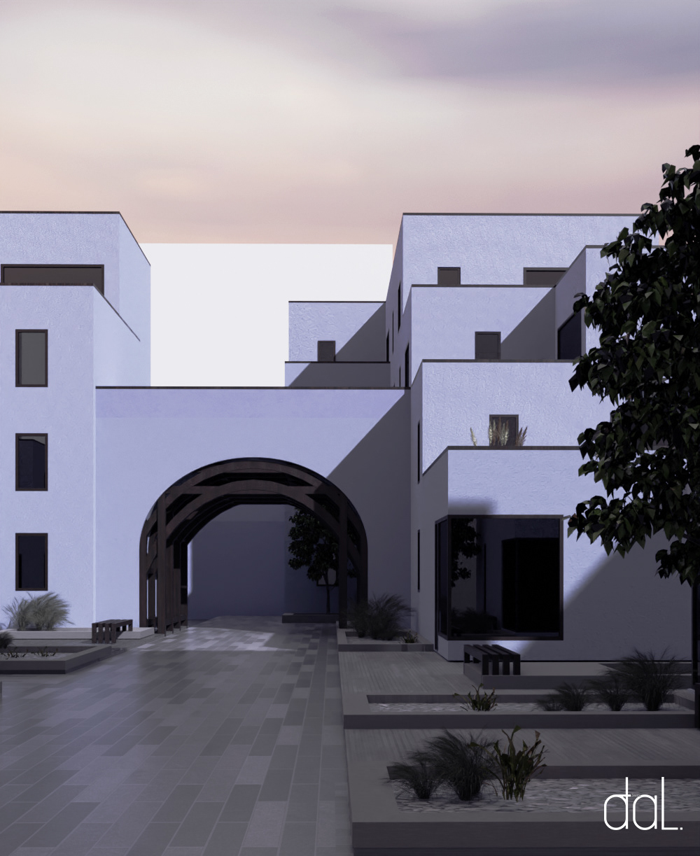 蓝调建筑 · Blender 户外视觉设计-10