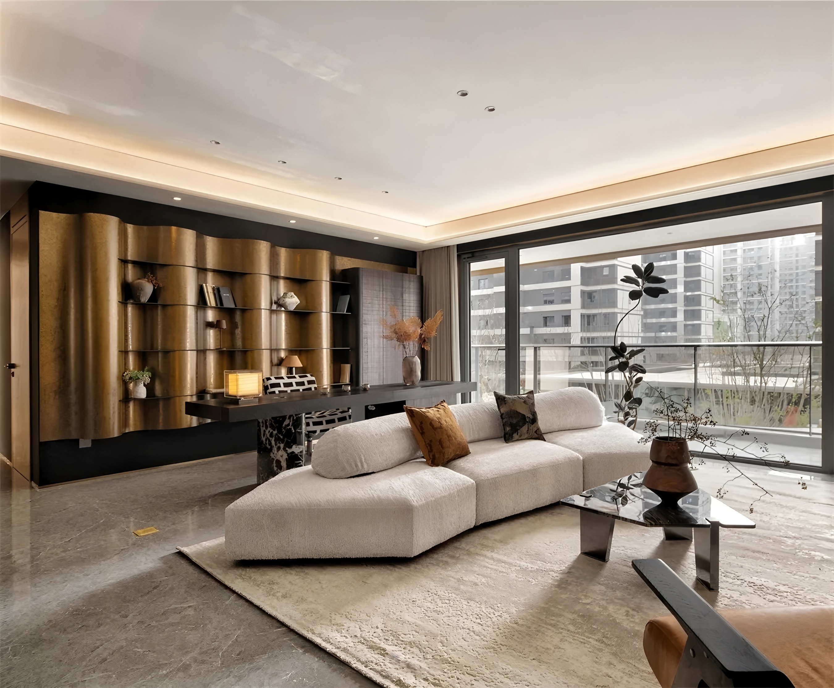 西安金茂府私宅200㎡旧肌理,新生长丨中国西安丨壹宅理想空间-5