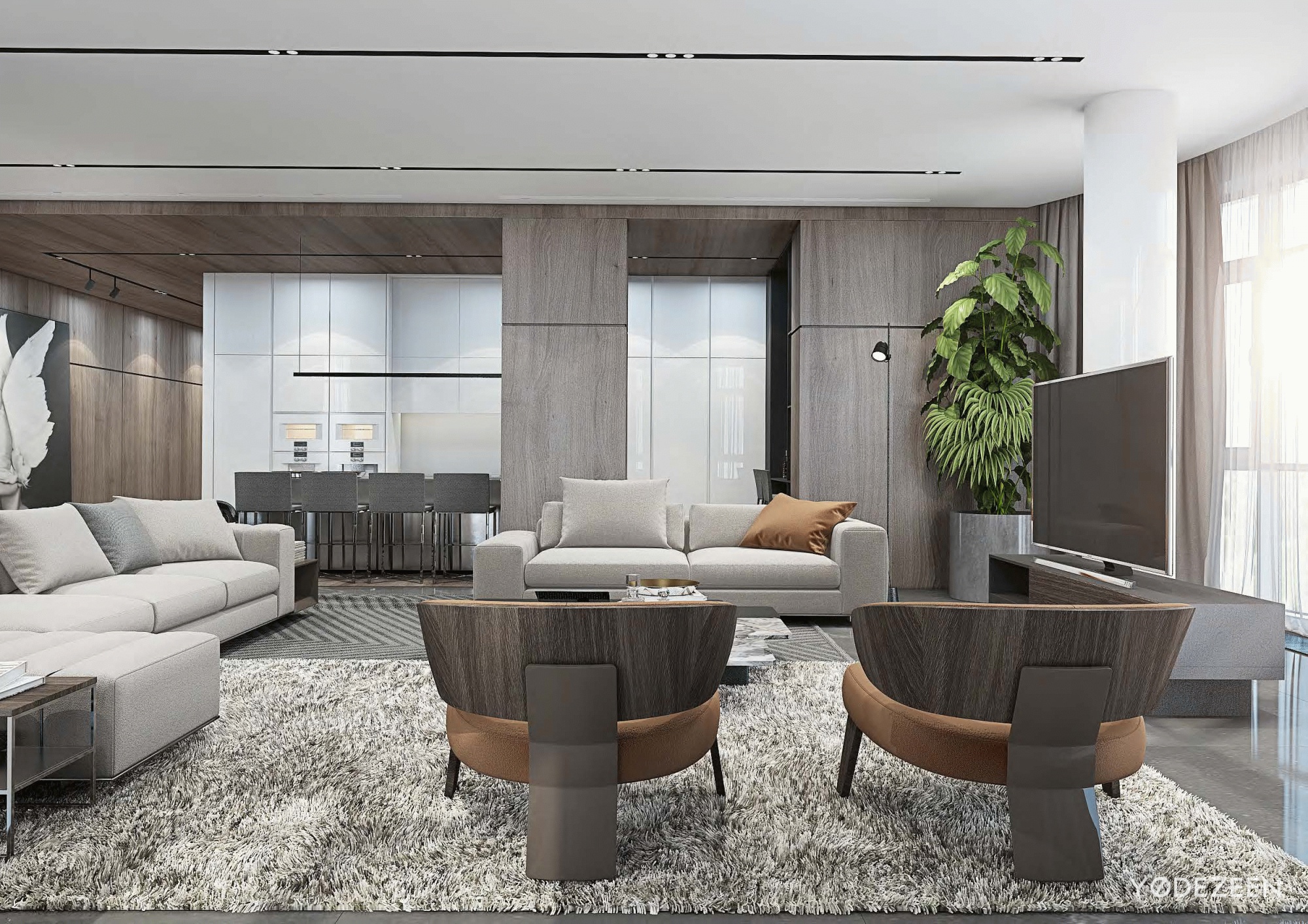 VERSATILEINTERIOR OF A SPACIOUS Yodezeen Architects-2