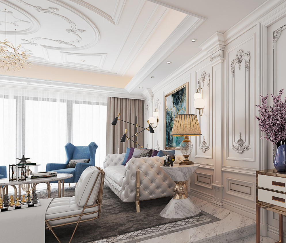 法式轻奢，浪漫精致的温暖空间-3