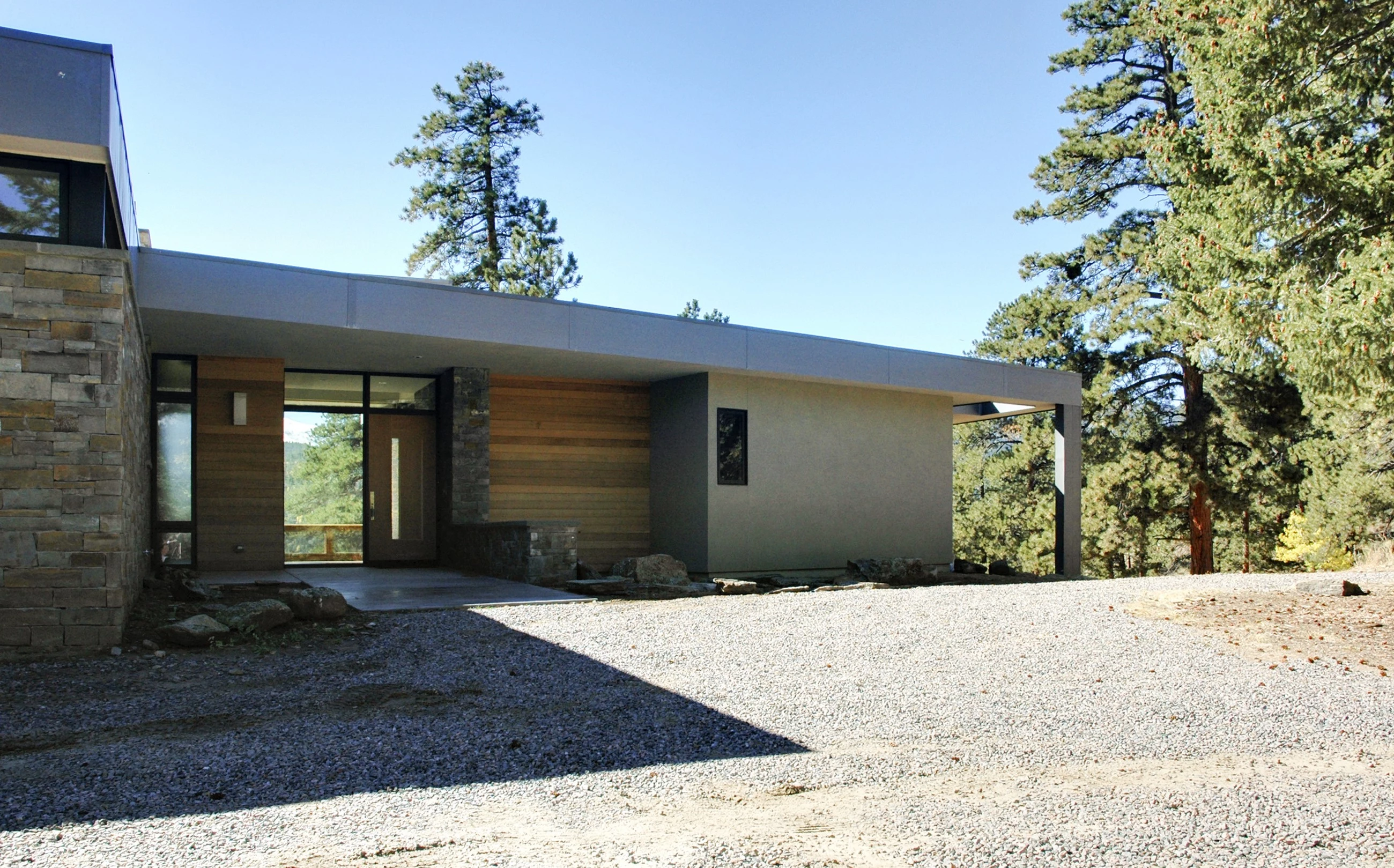 美国科罗拉多州的自然风光与现代住宅交融-6