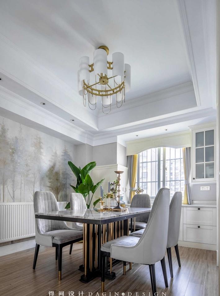 复式空间优化案例 | 阳光绿意下的美式轻奢家庭生活-23