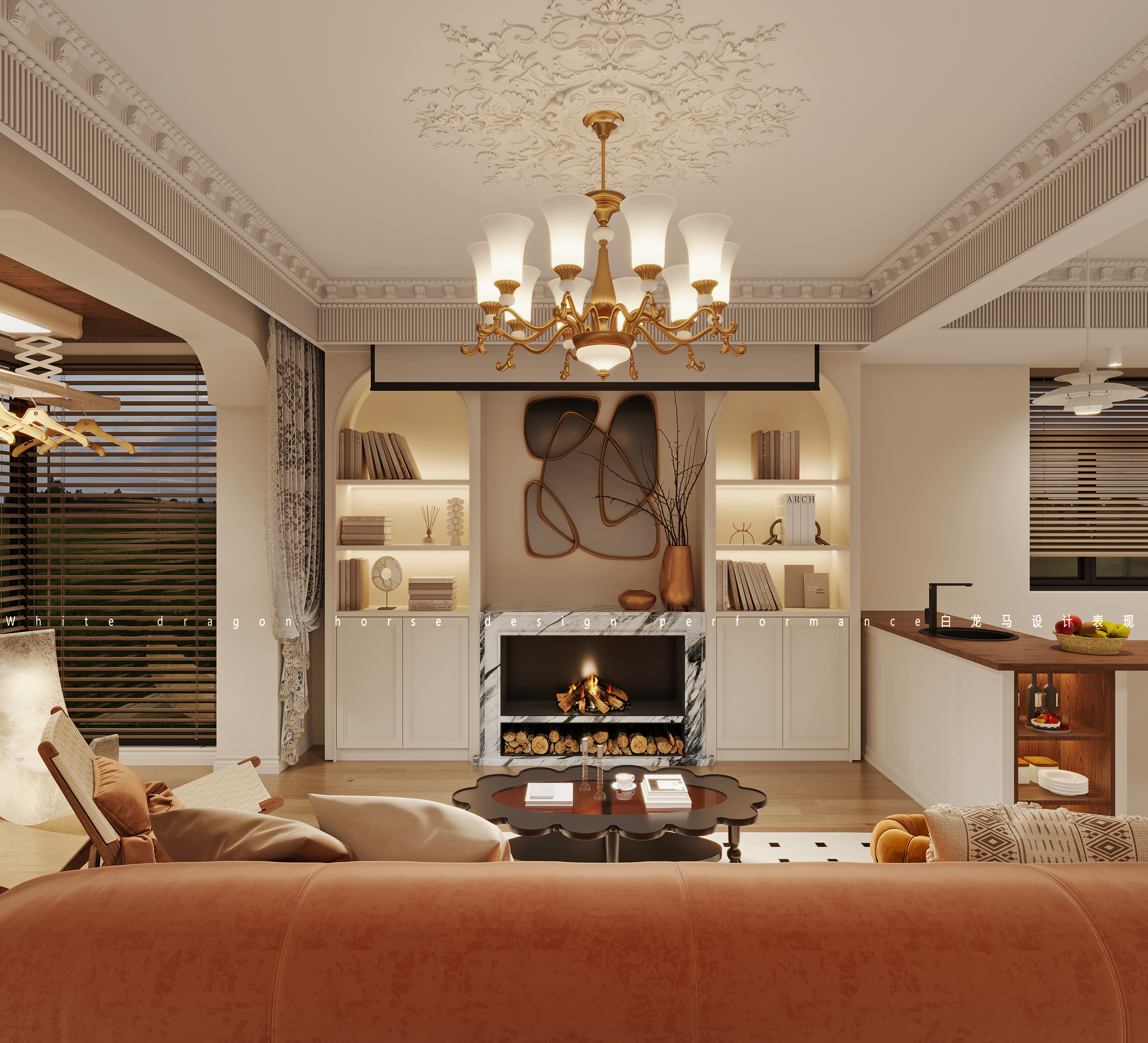 法式复古别墅-6