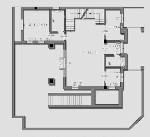 悬浮楼梯下的现代极简别墅设计丨中国杭州丨赵艺哲设计团队-62