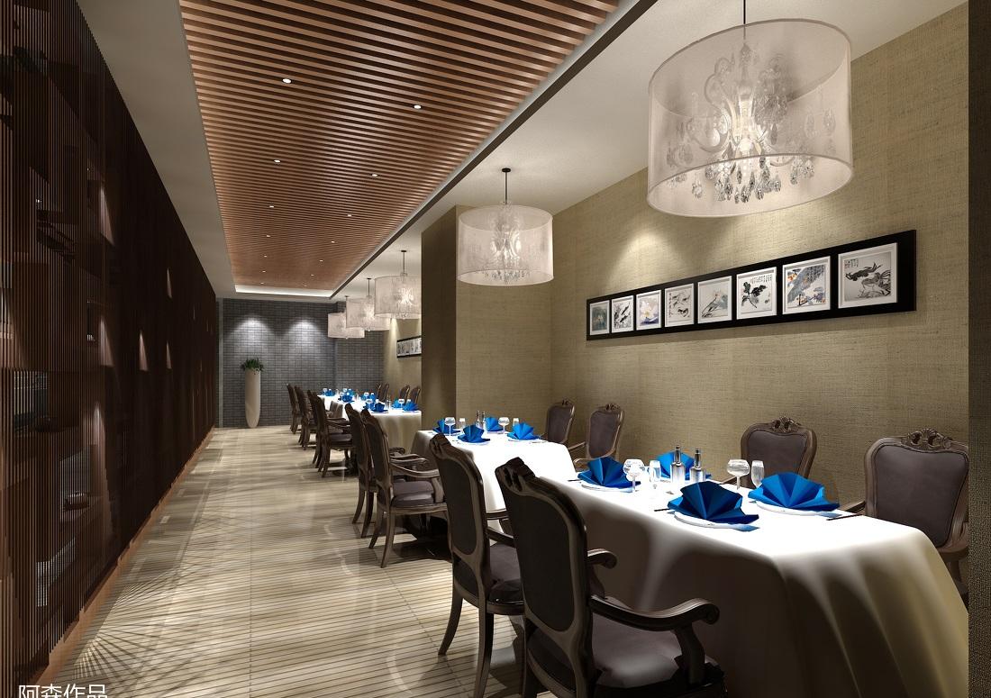 
阿森设计-紫檀食府 -10