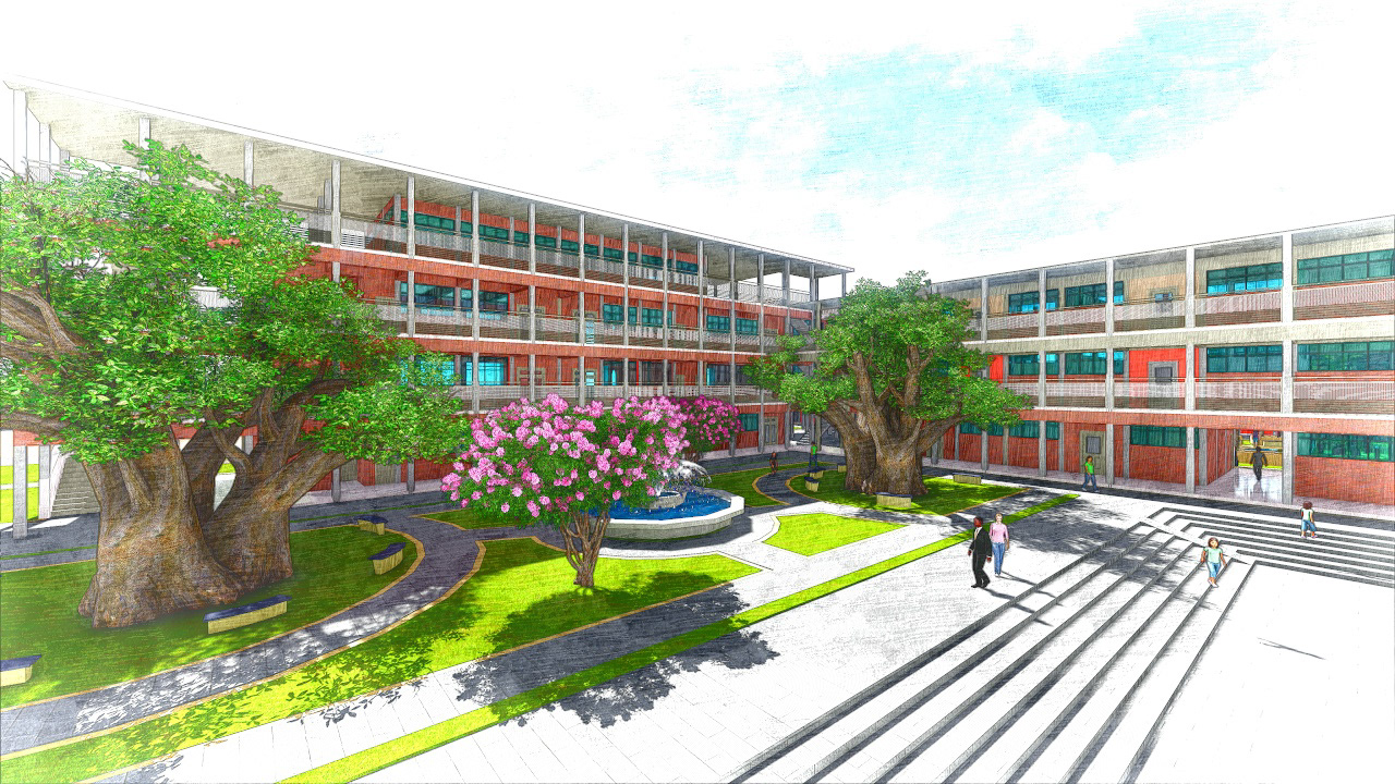 热带中学设计丨尼日利亚拉各斯-20