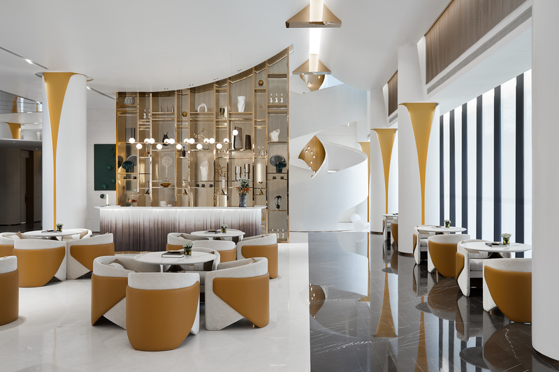 泰州中海九樾售楼处 | 银杏元素重构空间-12