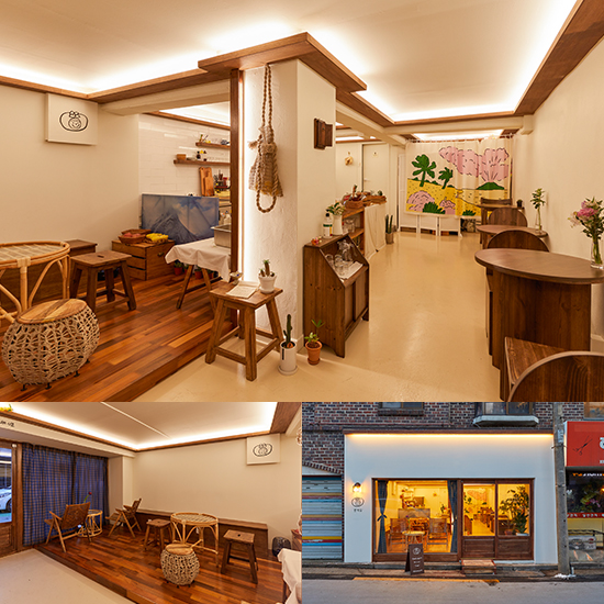 幸福空间 | 明亮温馨的 12 坪咖啡厅设计-1