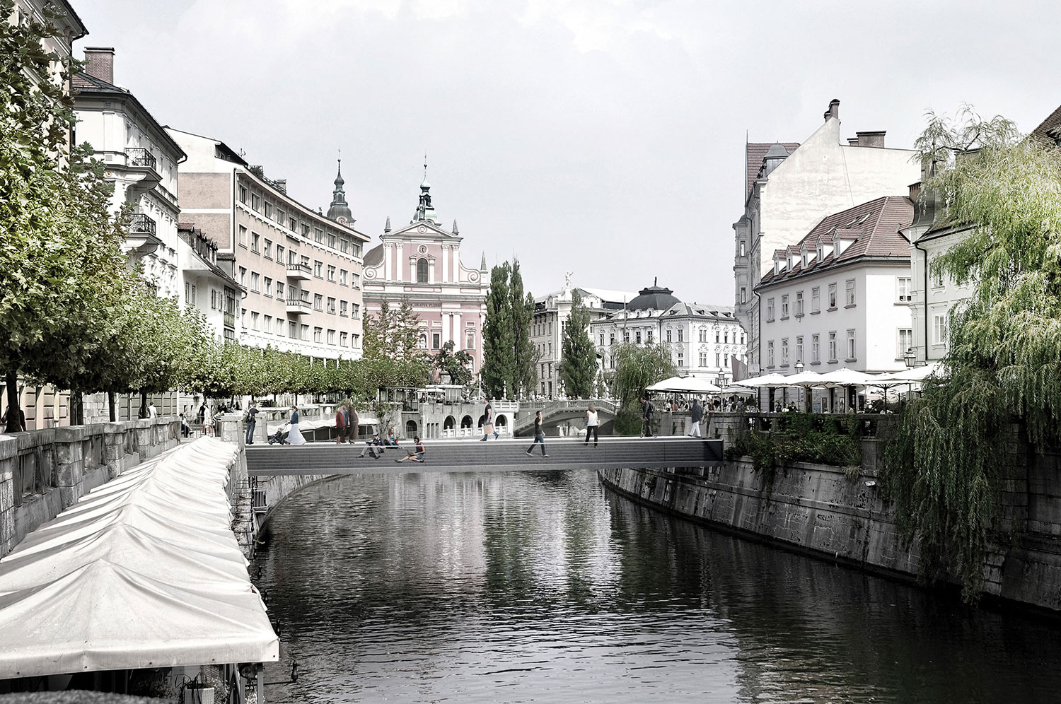 楼梯人行天桥丨斯洛文尼亚-7