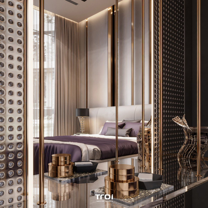 主卧室丨Oman丨Troi Design Studio-16