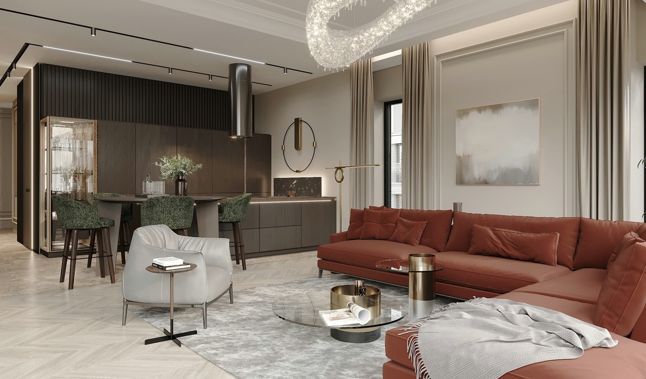 170㎡大平层住宅 别具一格的设计风味！-5